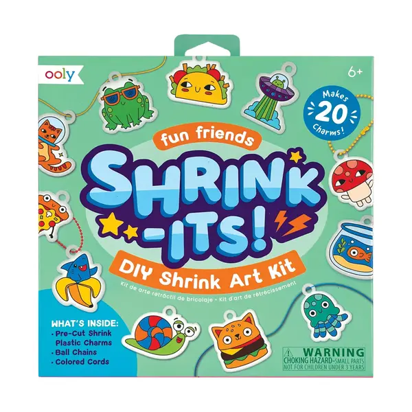 Set artistic DYI - Shrink-Its! - creaza brelocuri prin micsorare - Fun Friends