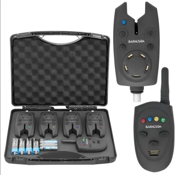 Set avertizoare wireless Baracuda HX-4000A + receptor, 4 bucati, negru