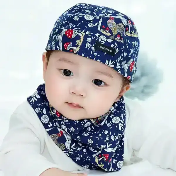 Set baieti bandana si esarfa albastra Pirates