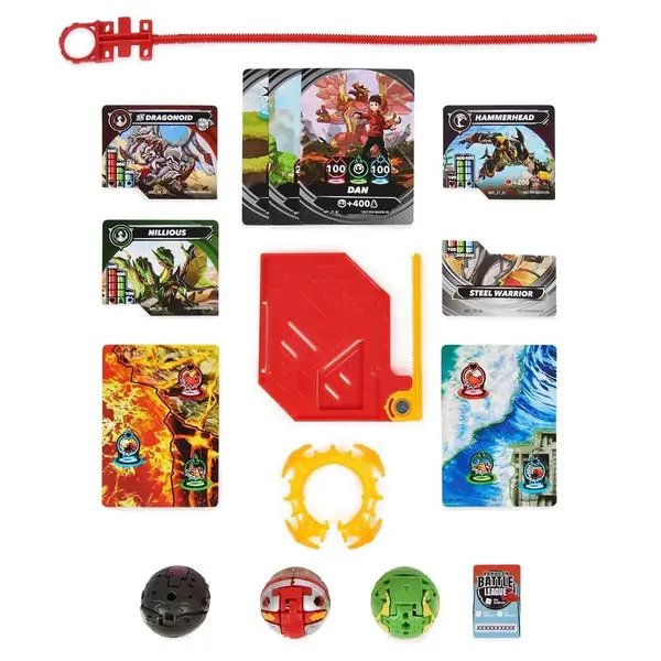 Set Bakugan Special Attack Starter Pack Dragonoid cu 3 figurine