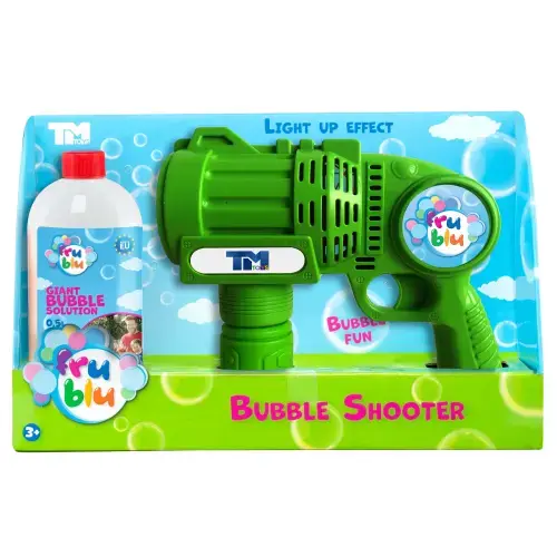 Set baloane de sapun Fru Blu - Bubble shooter, cu solutie baloane 500 ml