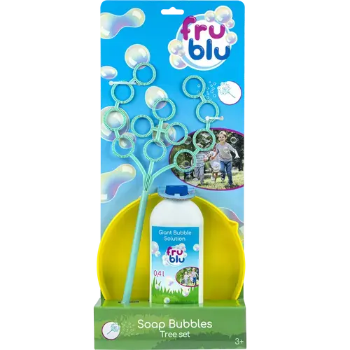 Set baloane de sapun Fru Blu - Tree set, cu solutie baloane 400 ml