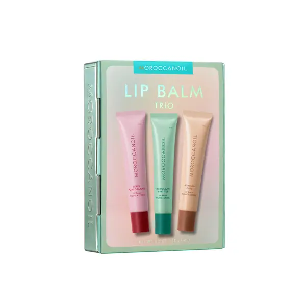 Set balsam buze hidratant Moroccanoil Lip Balm Trio 3x15g