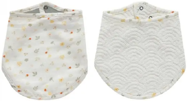 Set bavete Bebe-Jou - Bohemian Garden, 2 bucăți