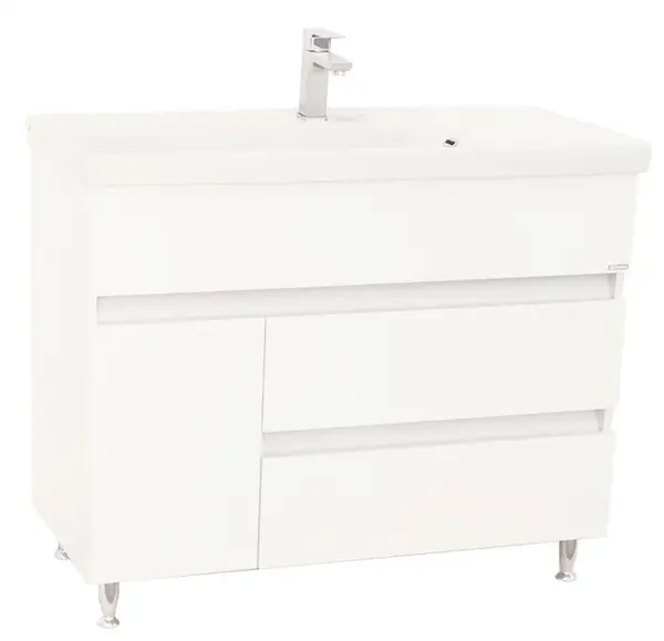 Set Baza front MDF si Lavoar seria 288, 100 cm, alb