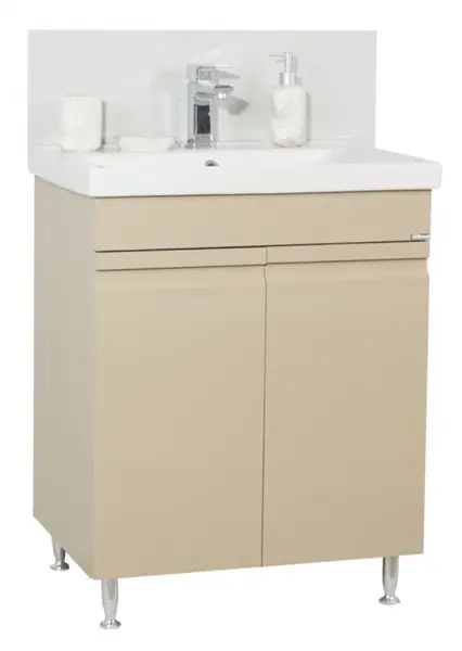 Set Baza front MDF si Lavoar seria 786, 65 cm, cappuccino