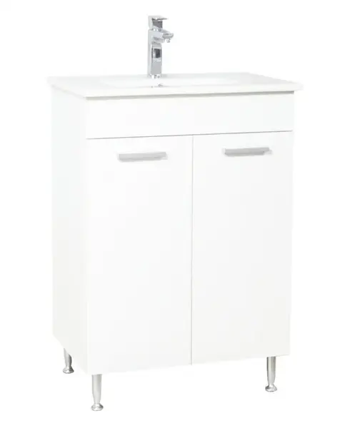 Set Baza si Lavoar seria 067, 50 cm, alb