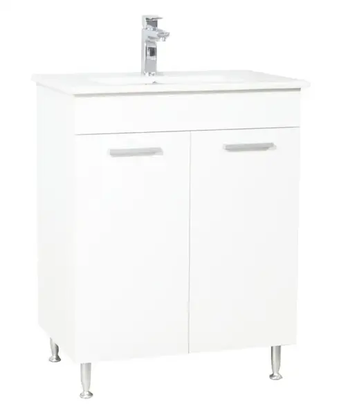 Set Baza si Lavoar seria 067, 60 cm, alb