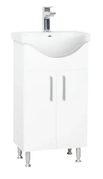 Set Baza si Lavoar seria 101, 45 cm, alb