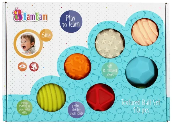 Set bile senzoriale, BamBam, 10 buc