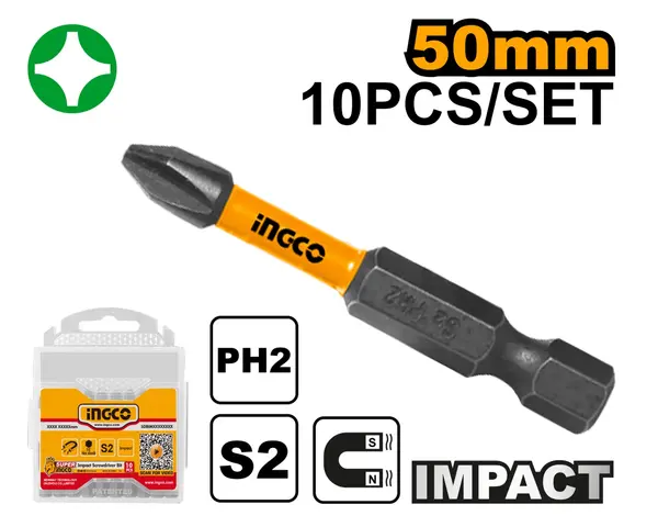 Set Biti PH2 Lungi Impact 10buc