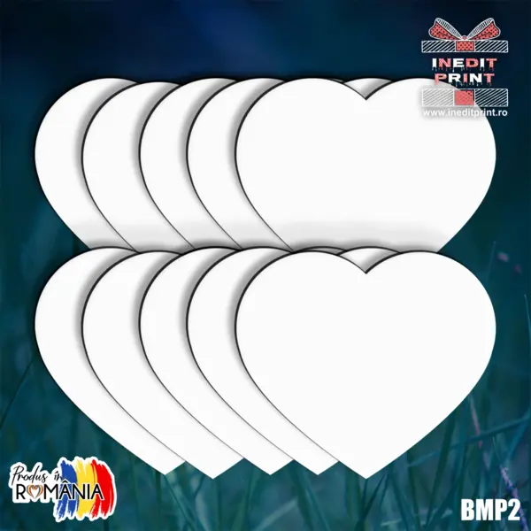 Set blank forma inima BMP2 (10 buc) 15 cm
