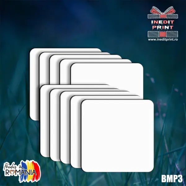 Set blank forma patrata BMP3 (10 buc) 15 cm