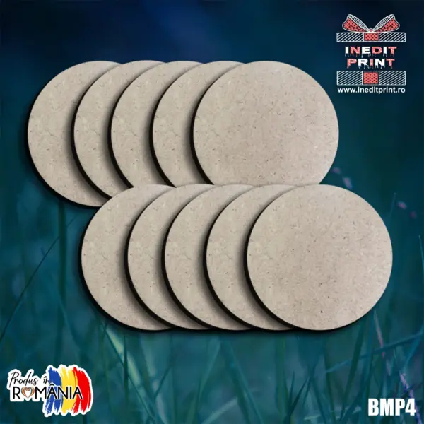 Set blank forma rotunda BMP4 (10 buc) 10cm
