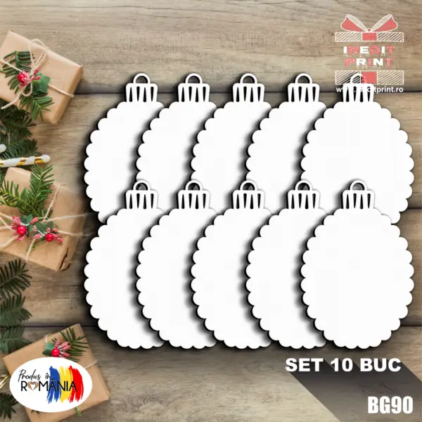 Set blank globuri BG90 (10 buc) 8cm