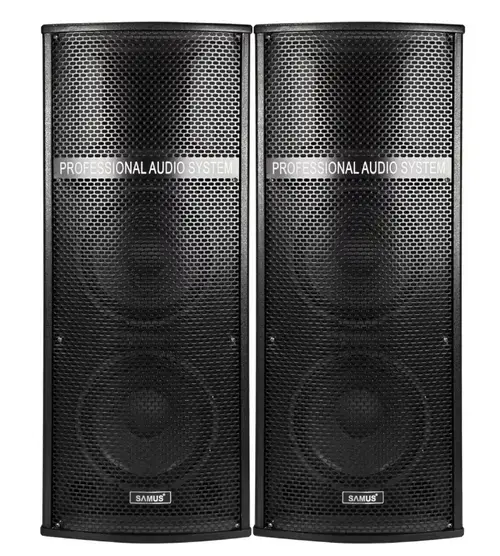 Set boxe audio Samus Twin Sound 22 Pro, Putere RMS 2×120 W / de iesire 2×250 W / PMPO 4000 W, Egalizatoare pe 7 benzi, Fm Radio, Bluetooth 5.0, 2 x Mufa intrare microfon (Negru)