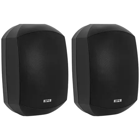 set boxe linie 100w 100v 5/10/20/30w 8ohmi ip66 - negru