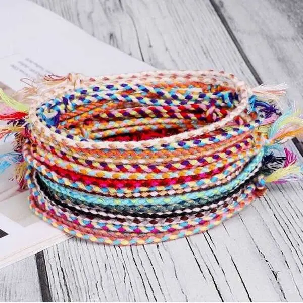 Set brățări împletite handmade