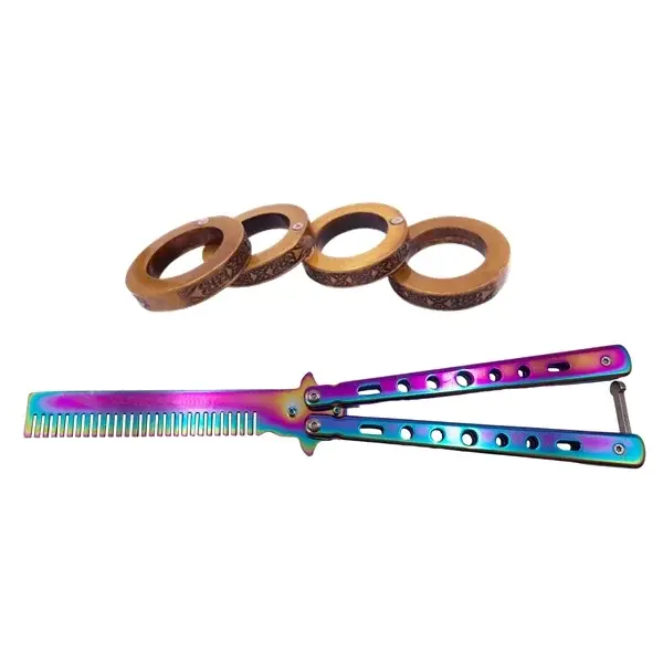 Set Briceag Fluture Rainbow si Rozeta extensibila , DEPOX , 22 cm