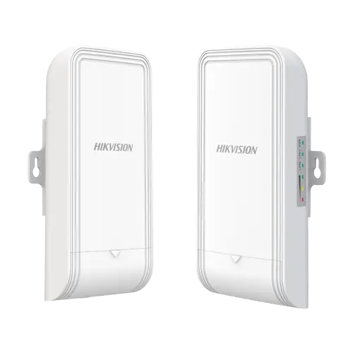 Set Bridge wireless 2.4GHz, 300Mbps, 1 km, 7dBi, PoE IN, Management - HIKVISION DS-3WF1000-EI-2N