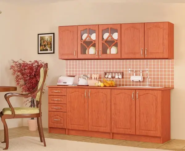 Set Bucatarie Olea Mebel MDF Calvados 200x60x200 cm