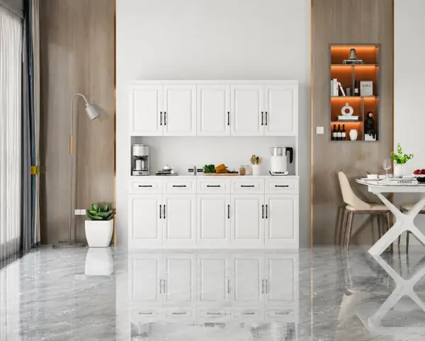 Set Bucatarie ZQC 0.19 Alb 200x37x190 cm