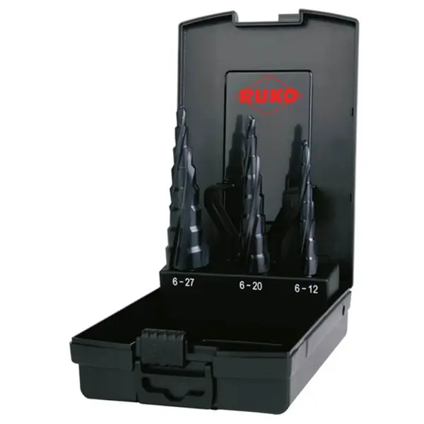 Set burghie in trepte Ruko 101087PRO UltimateCut MultiDrill HSS RuNaTec, 3 piese