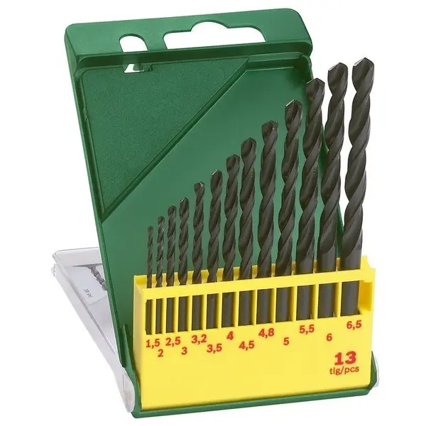Set burghie metal, Bosch 2607019441, HSS-R, 1.5-6.5 mm, tija cilindrica, 13 bucati