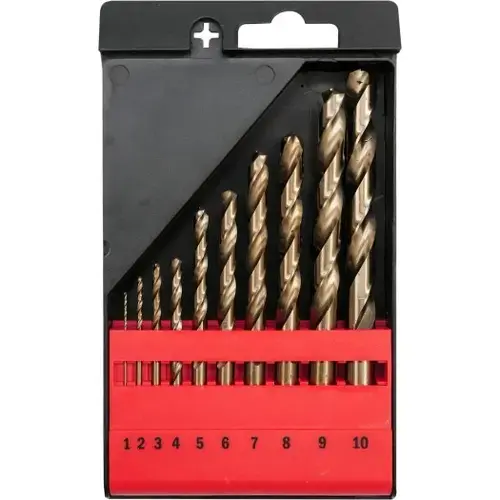 Set burghie metal Yato YT-41603, 1-10mm, Cobalt, 10 buc