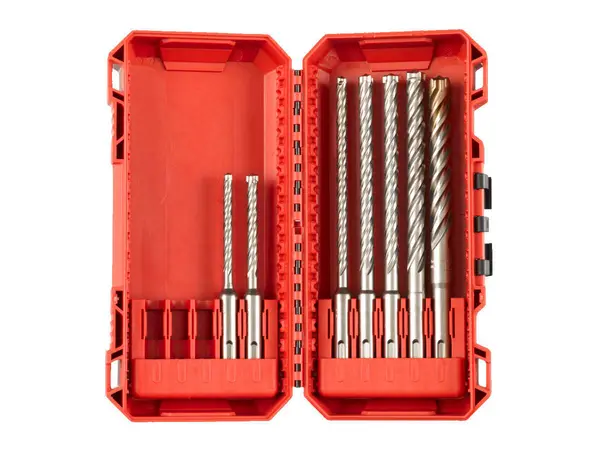 Set burghie Milwaukee SDS-Plus MX4, 7 bucati, 4 taisuri, diametru 5-12mm, carbura solida 5-10mm, fante 12-32mm, 4932492113
