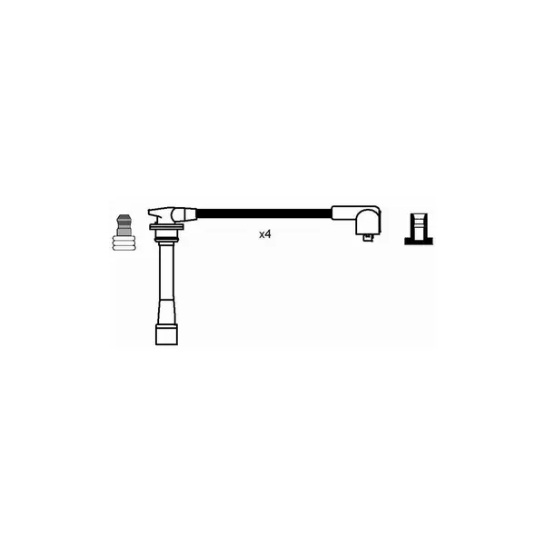 Set cablaj aprinder NGK 0709