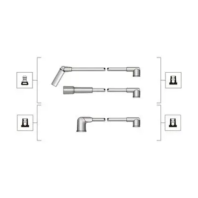 Set cablaj aprindere MAGNETI MARELLI 941319170001