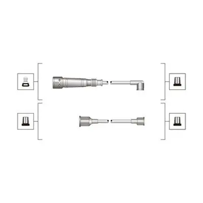 Set cablaj aprindere MAGNETI MARELLI 941319170011
