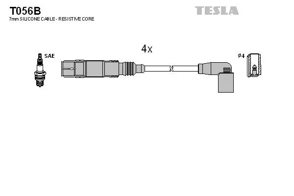 Set cablaj aprindere TESLA T056B