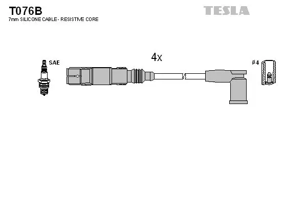 Set cablaj aprindere TESLA T076B