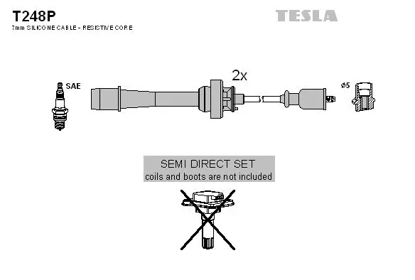 Set cablaj aprindere TESLA T248P