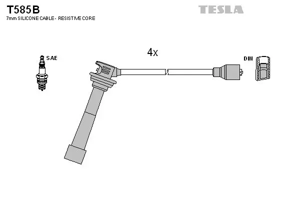 Set cablaj aprindere TESLA T585B