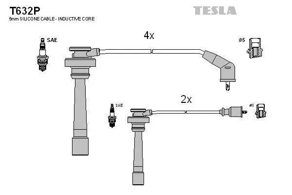 Set cablaj aprindere TESLA T632P