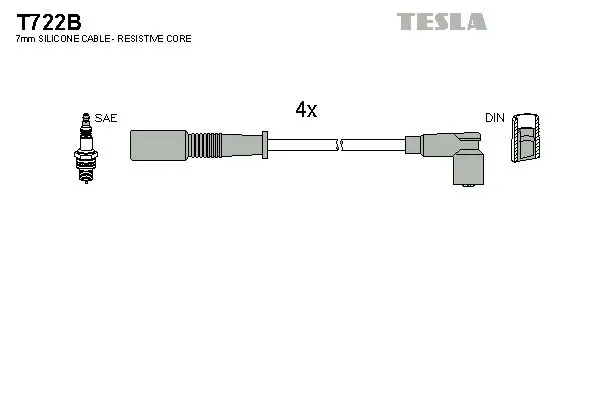 Set cablaj aprindere TESLA T722B