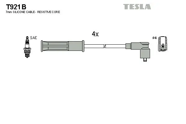 Set cablaj aprindere TESLA T921B