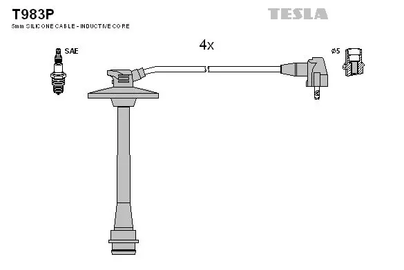 Set cablaj aprindere TESLA T983P