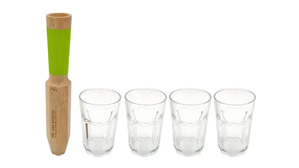 Set cadou 4 pahare si pistil pentru Mojito - Morry | Cookut