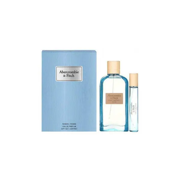 Set cadou Abercrombie & Fitch First Instinct Blue pentru femei Volum EDP 50 ml + 200 ml loțiune de corp