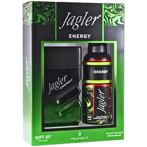 Set Cadou Barbati Jagler Energy, Apa de Toaleta 90 ml, Deodorant 150 ml