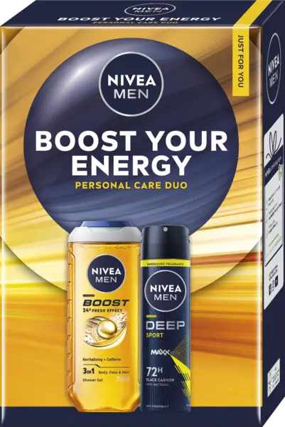 Set cadou Boost Your Energy, 1 bucata, Nivea