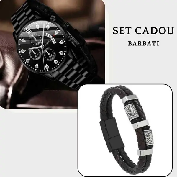 Set cadou cu ceas clasic