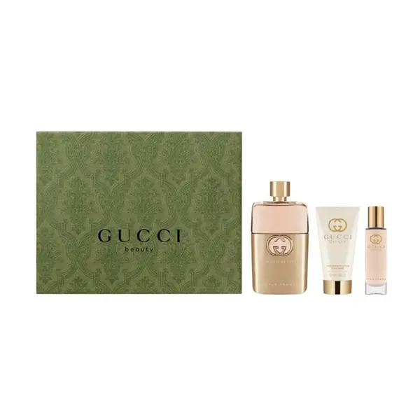 Set cadou Gucci Guilty Pour Femme pentru femei Volum EDP 50 + 50 ml loțiune de corp