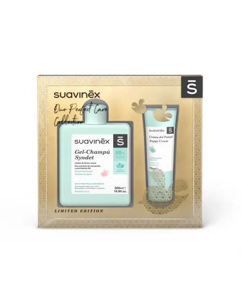 Set cadou ingrijire Suavinex Duo Perfect Care Collection Gold