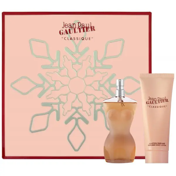 Set cadou Jean Paul Gaultier Classique pentru femei Volum EDT 100 ml + 75 ml loțiune de corp