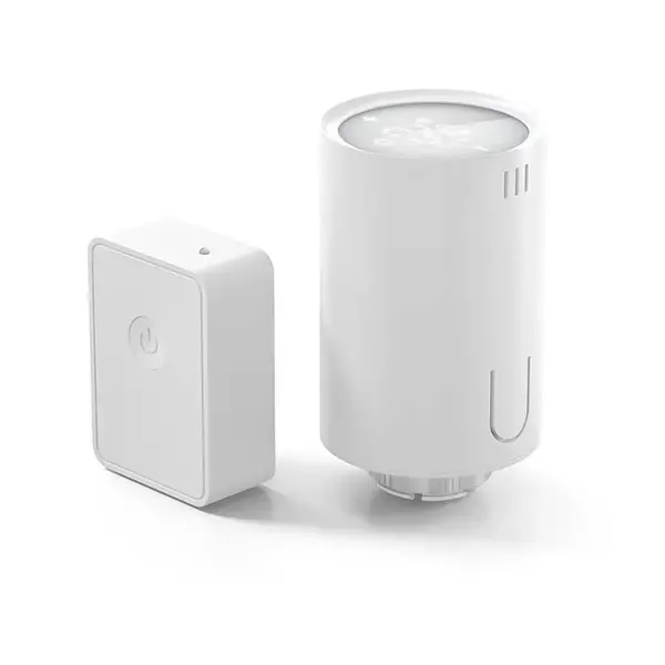 Set cap termostatic cu hub calorifer, Meross MTS150HHK compatibil cu Alexa si Google Home